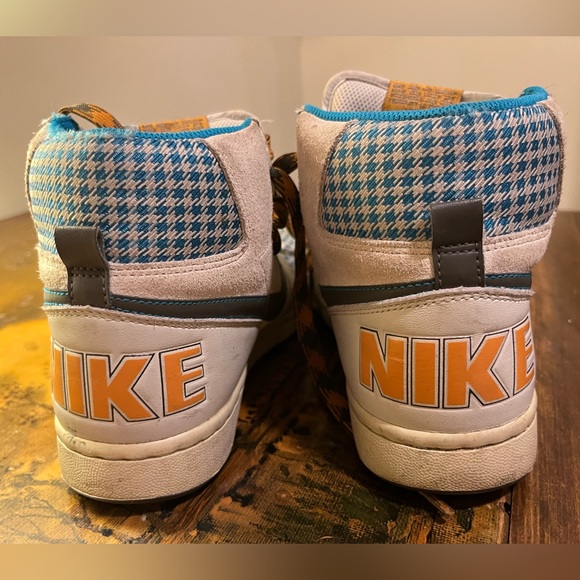 Vintage Nike Hightop Houndstooth Court Force - Picture 3 of 9